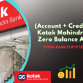(Account + Credit Card) Kotak Mahindra Bank Zero Balance Account